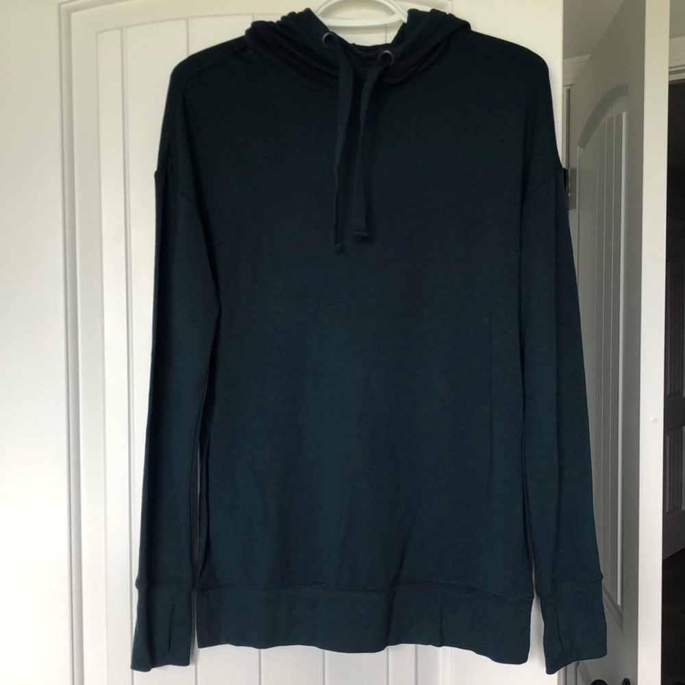 Active‎ Life Hoodie Women's Size Small Teal Blue Green Thumbholes NWT